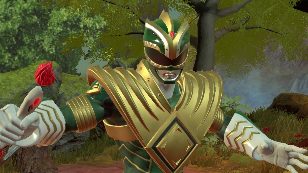 Power Rangers Battle for The Grid Mighty Morphin Green Ranger Arcade Run