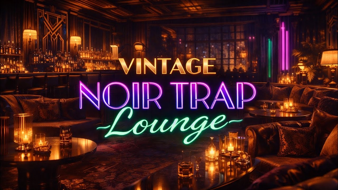Vintage Noir Trap Lounge 🎩🖤 Art Deco Night Vibes | Mr.Beats23