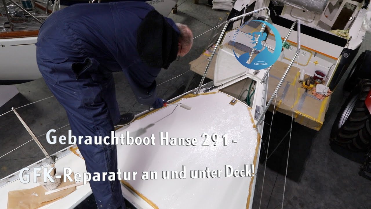 Traum Gebrauchtboot – Folge 4: Schäden im GFK reparieren