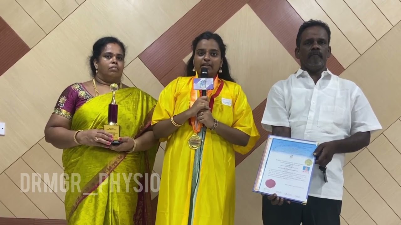 PAVITHRA. S | University Rank Holder | BPT Batch of 2018-22 | University Rank - 1st