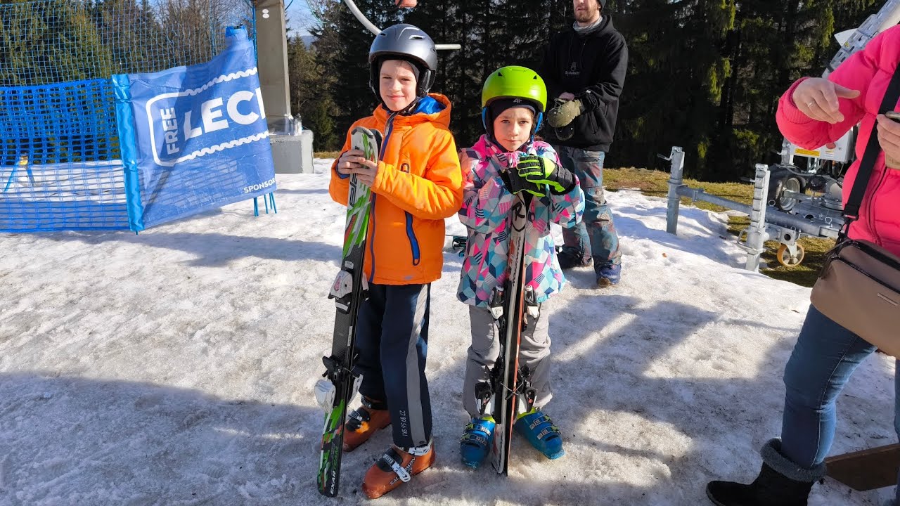 #Odcinek 2. Zieleniec, 11.02.2024r. Nauka jazdy na nartach.