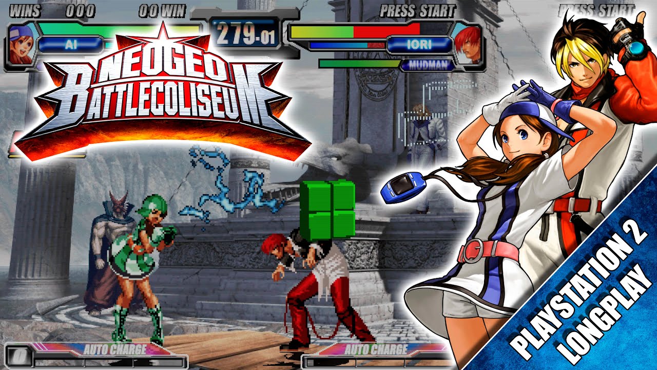 Neo Geo Battle Coliseum (PlayStation 2) 【Longplay】
