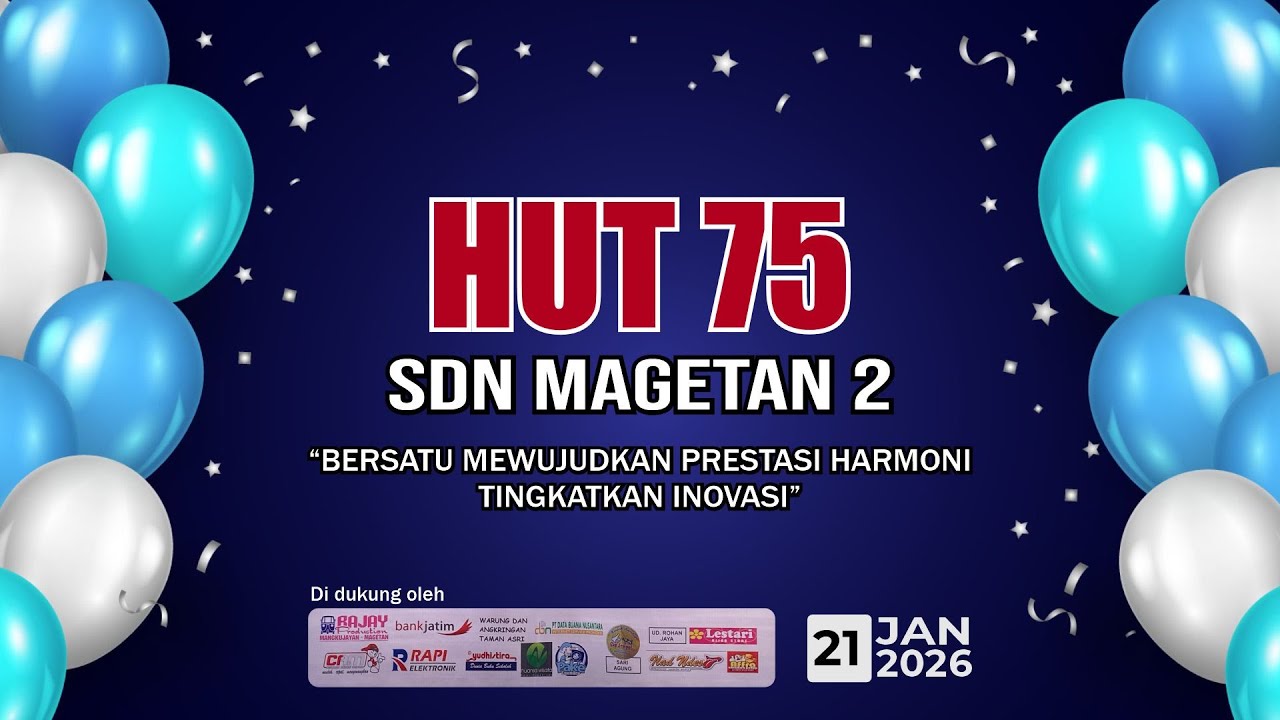 LIVE TOPIX STUDIO SEMARAK KILAU GEMILANG SDN MAGETAN 2 KE 75 TH || BAJAY AUDIO | MANGKUJAYAN MAGETAN
