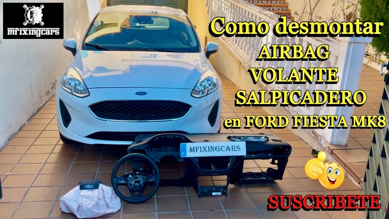 Como desmontar salpicadero Ford Fiesta 2017-2024