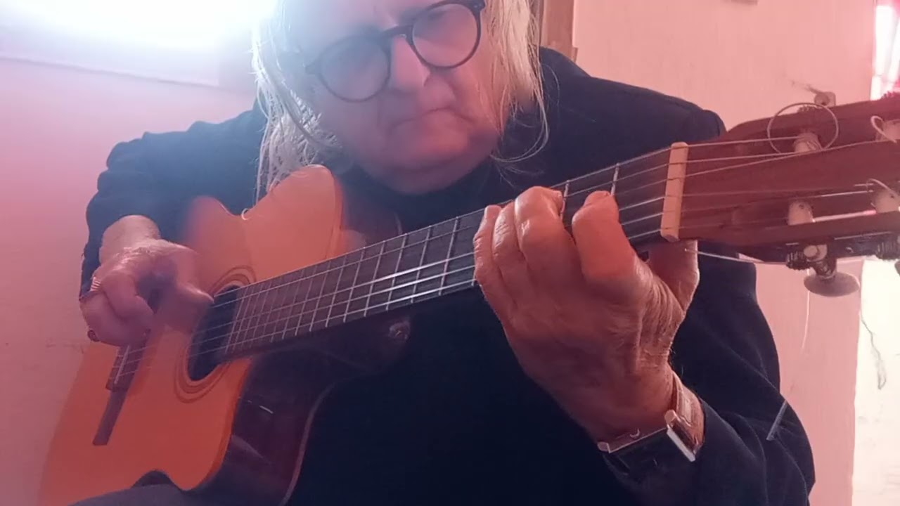 It's Five O'clock (Demis Roussos) Depois do AVC vídeo 319. 28/12/25 Violão Fingerstyle. J. Vitale 