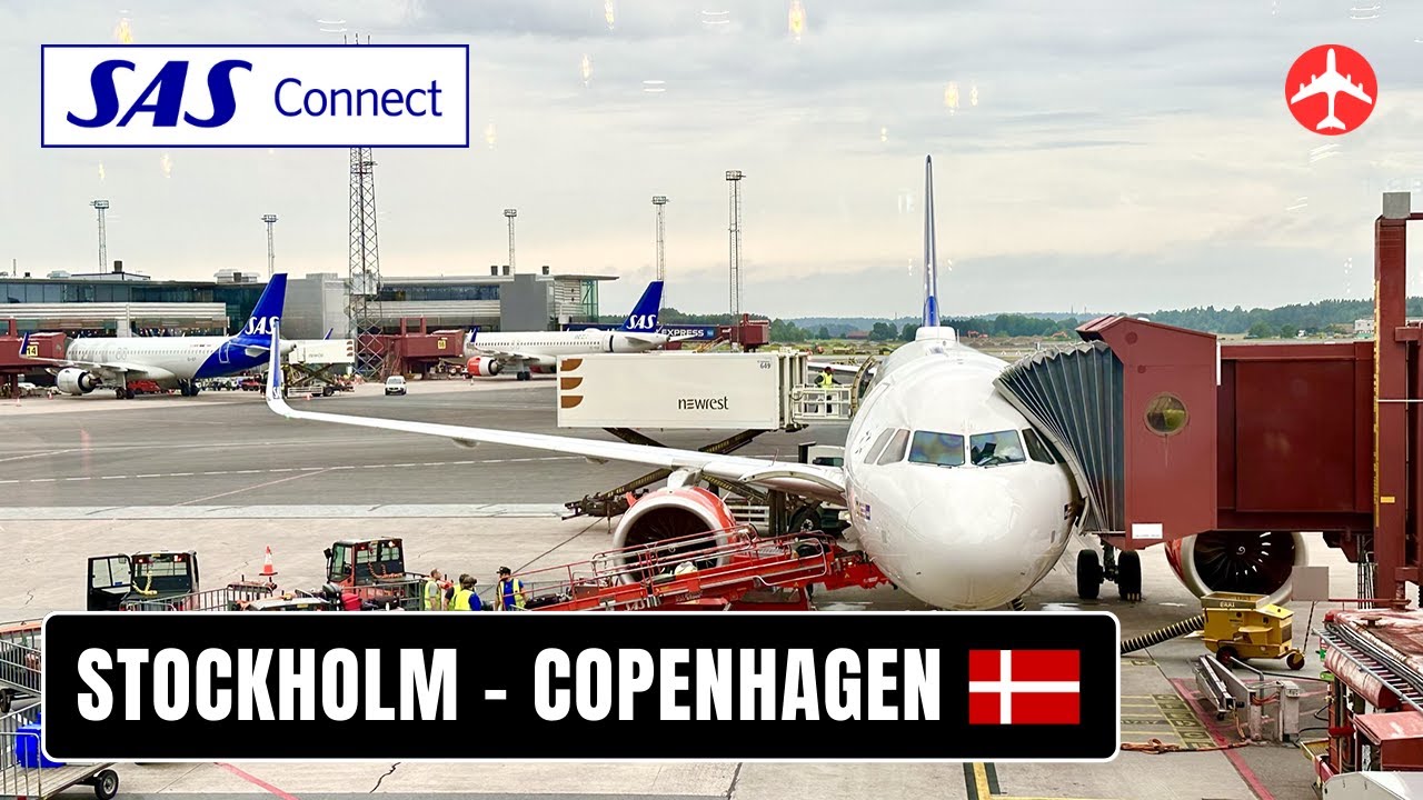SAS A320neo | Flight Stockholm 🇸🇪 to Copenhagen 🇩🇰 | Aug. 2023 [Flight Report]