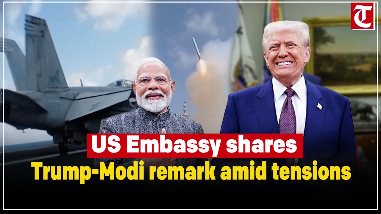 US Embassy shares Trump-Modi quote amid West Asia tensions, sparks buzz online