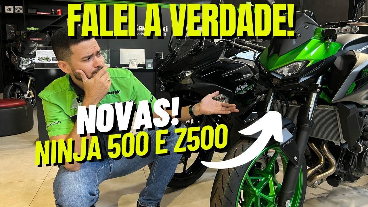 NOVA NINJA 500 e Z500 - TUDO QUE VOCÊ PRECISA SABER!