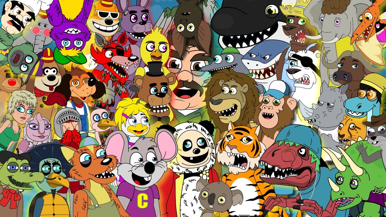 «Остров аниматроников» (ФИЛЬМ) ЧАСТЬ 1 — с The Banana Splits, Willy's Wonderland, Pandory и FNAF