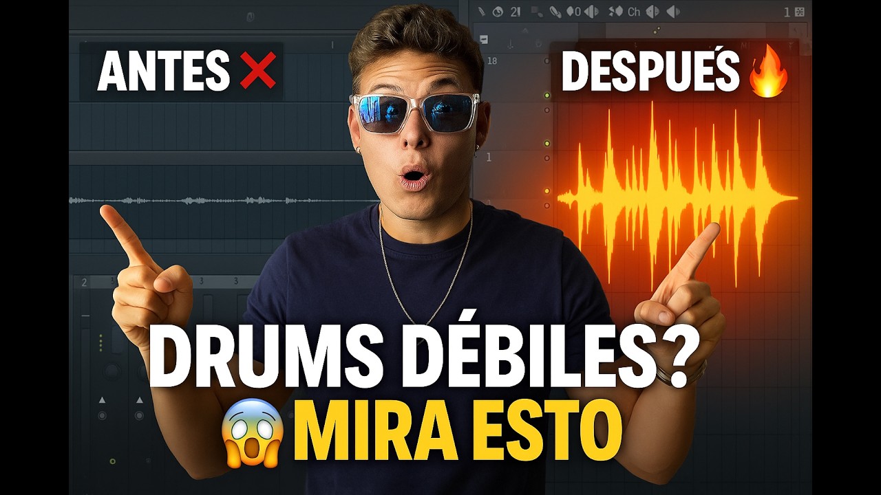 ✅ Tus DRUMS suenan débiles? 😱 Mira esto antes de producir en FL Studio 🔥
