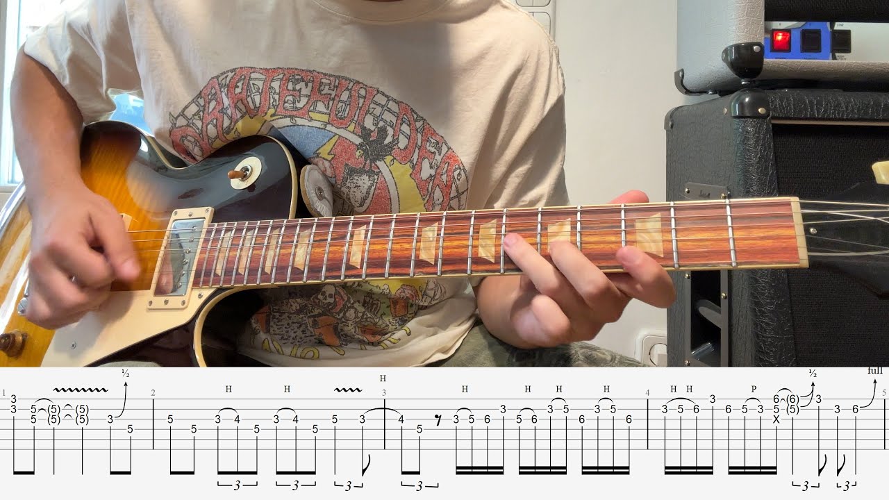 Slash shred lick with TAB