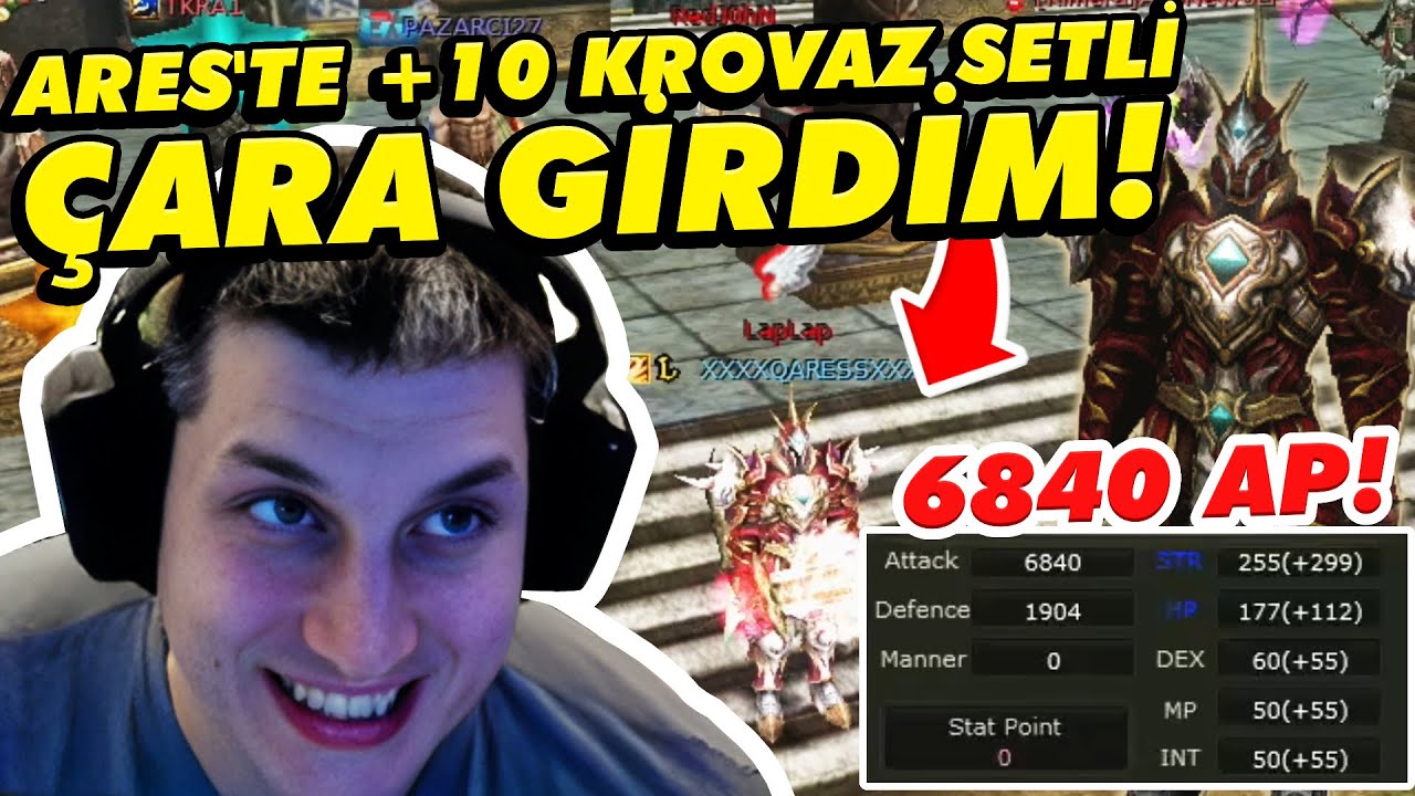 ZERO SON ZAMANLARIN EN İYİ PK'SI ! ARES +10 KROWAZ SET JR UPGRADE | LEVO KNIGHT ONLINE