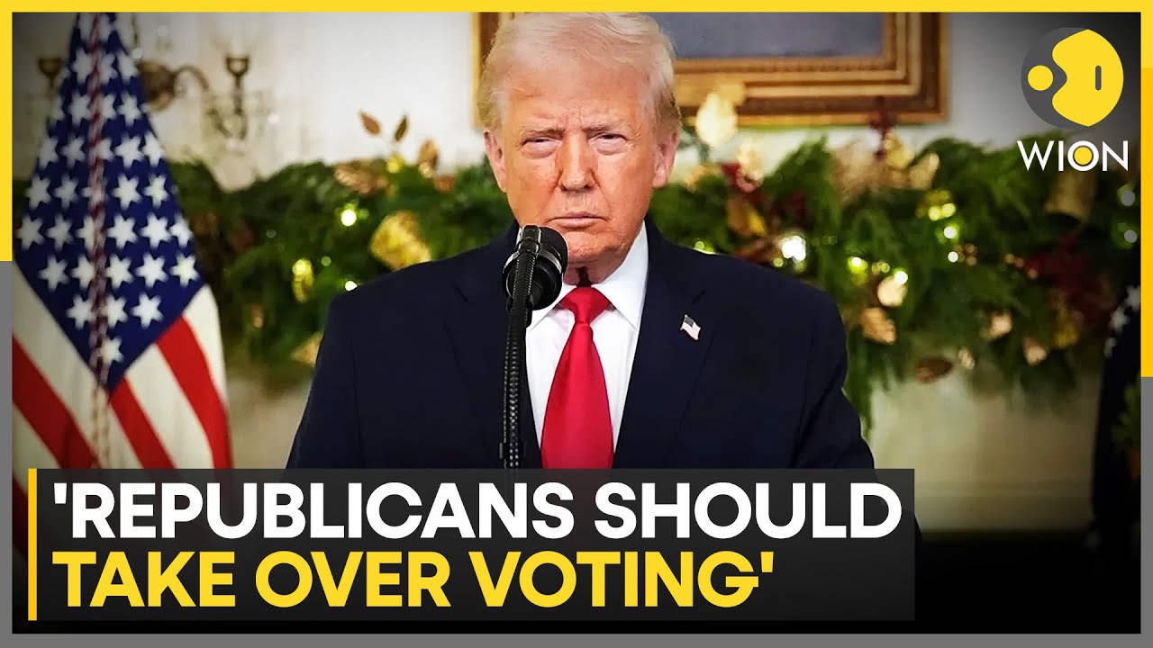 Trump Seeks to Nationalise Elections, Alleges Irregularities in Democrat States | WION NEWS