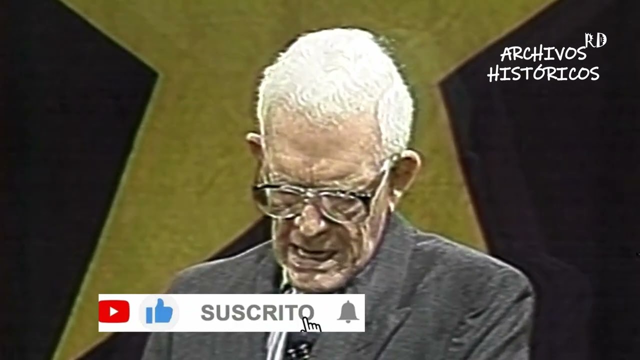 PROFESOR JUAN BOSCH: EL PLD SE FUNDÓ PARA SERVIRLE AL PUEBLO, NO PARA QUE EL PUEBLO LE SIRVA A EL