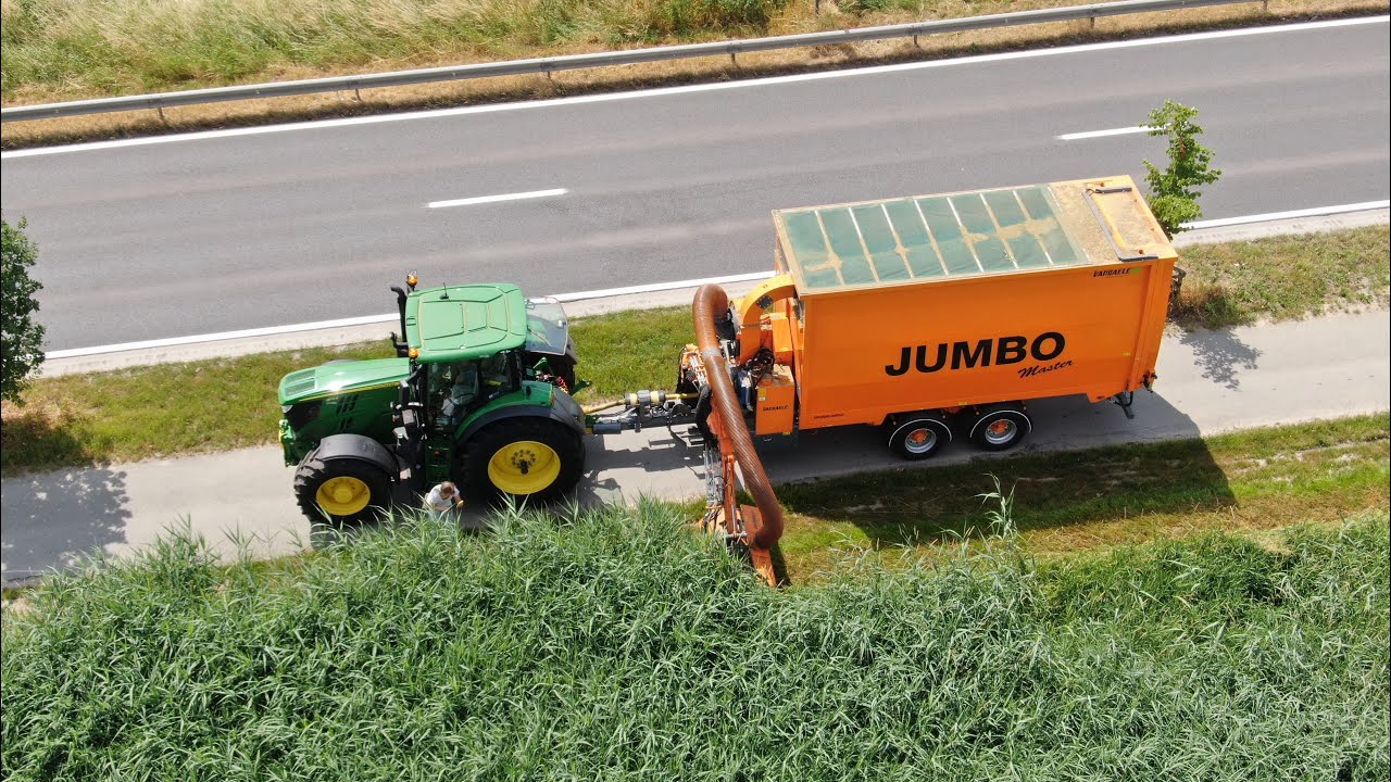 Vandaele Jumbo Master | Flail mowing & collecting trailer