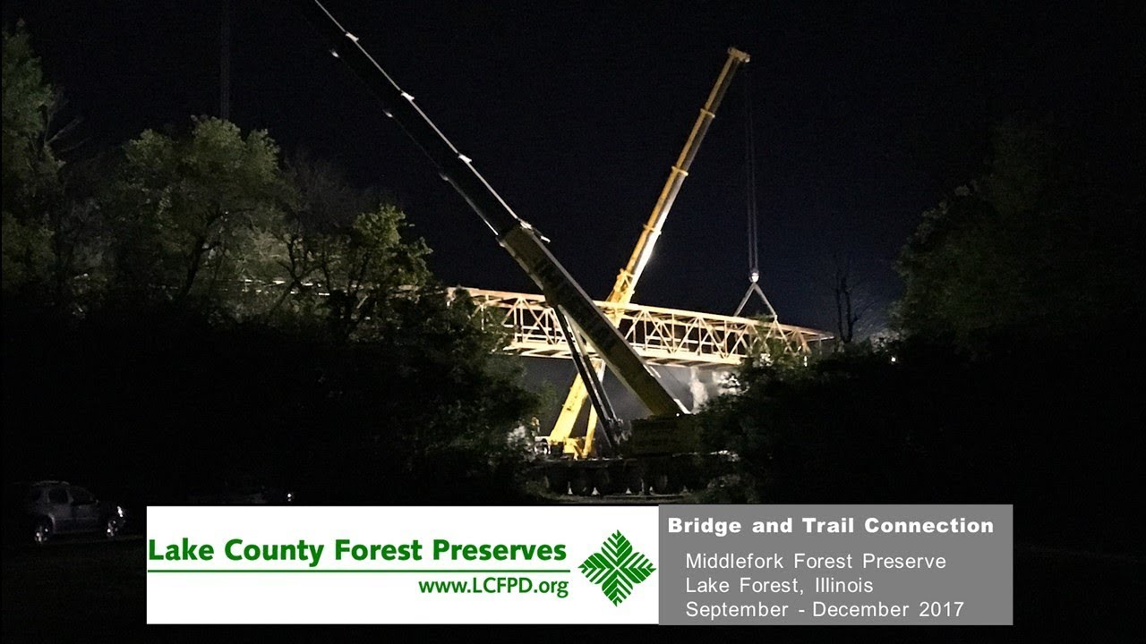 Lake County Forest Preserve Middlefork Bridge and Trail Connection