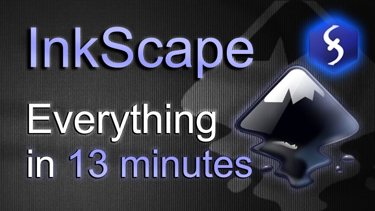 InkScape — Учебное пособие для начинающих за 13 МИНУТ! [ПОЛНОЕ РУКОВОДСТВО]