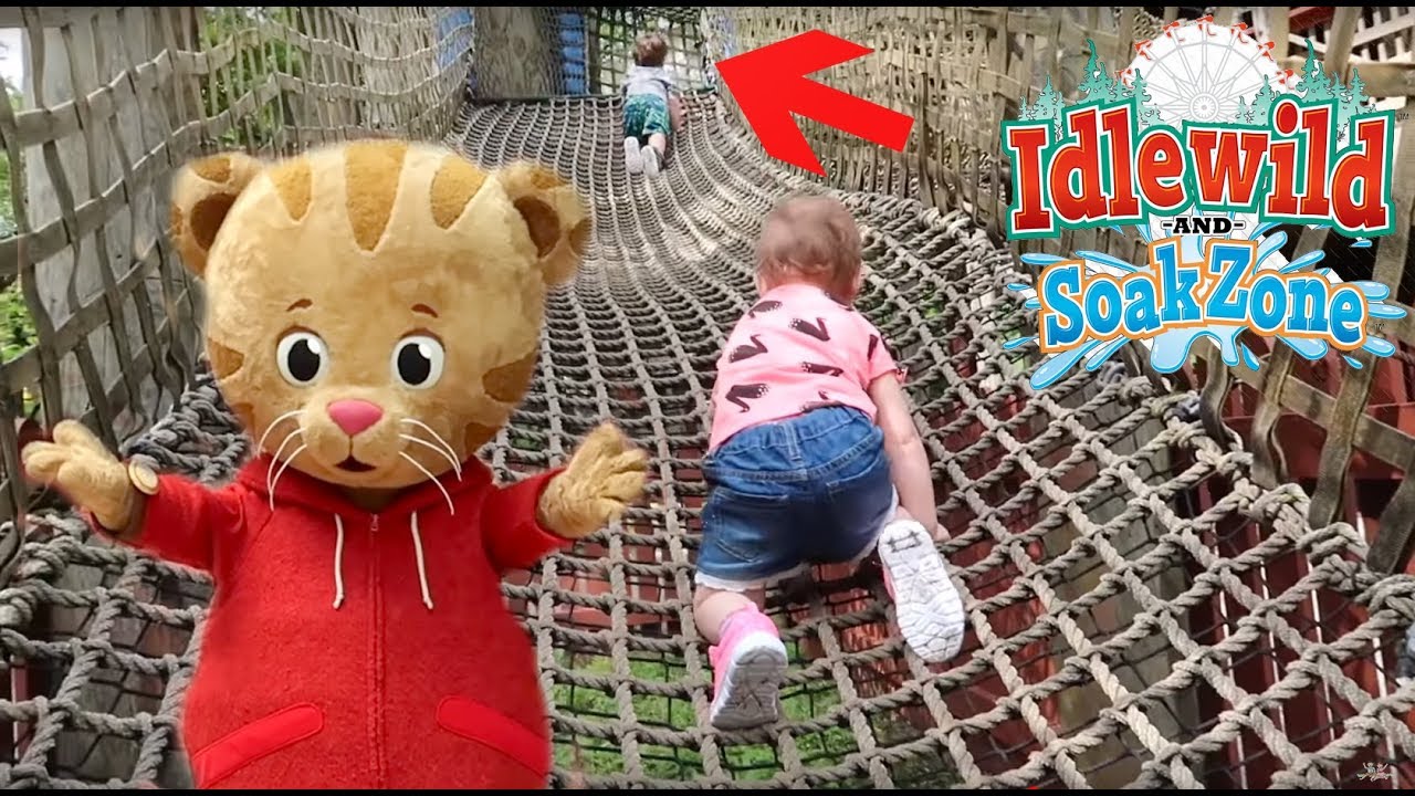 Brave Twins Climbing At Idlewild Park