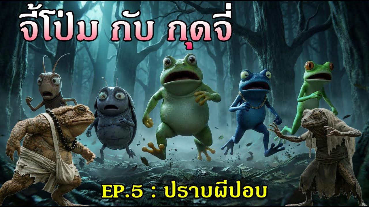 จี้โป่ม กับ กุดจี่ - EP.5 ตอน : ปราบผีปอบ