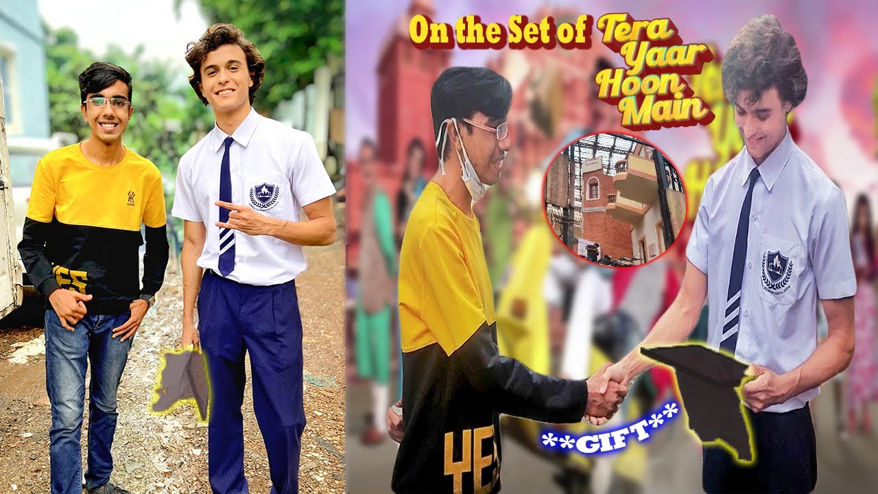 On the Set of 'TERA YAAR HOON MAIN' | Met Rishabh (Ansh Sinha) | Film City Mumbai