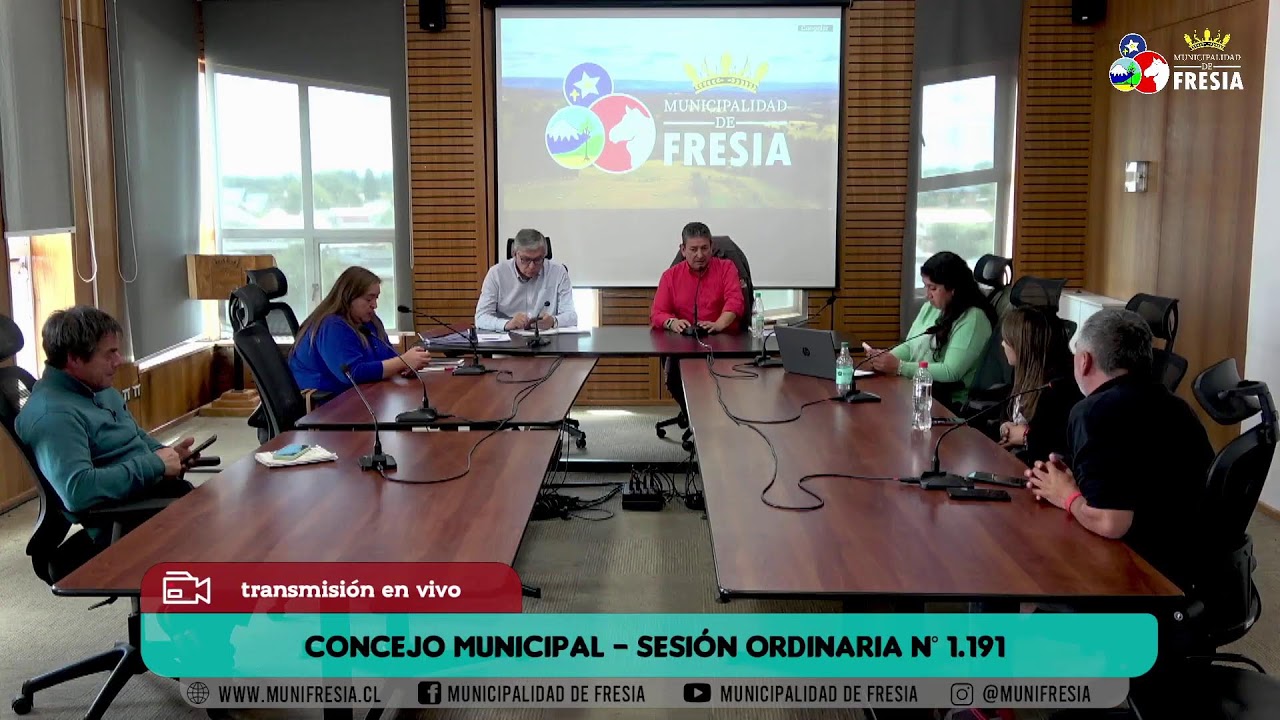 Concejo Municipal - Sesión Ordinaria N° 1.191