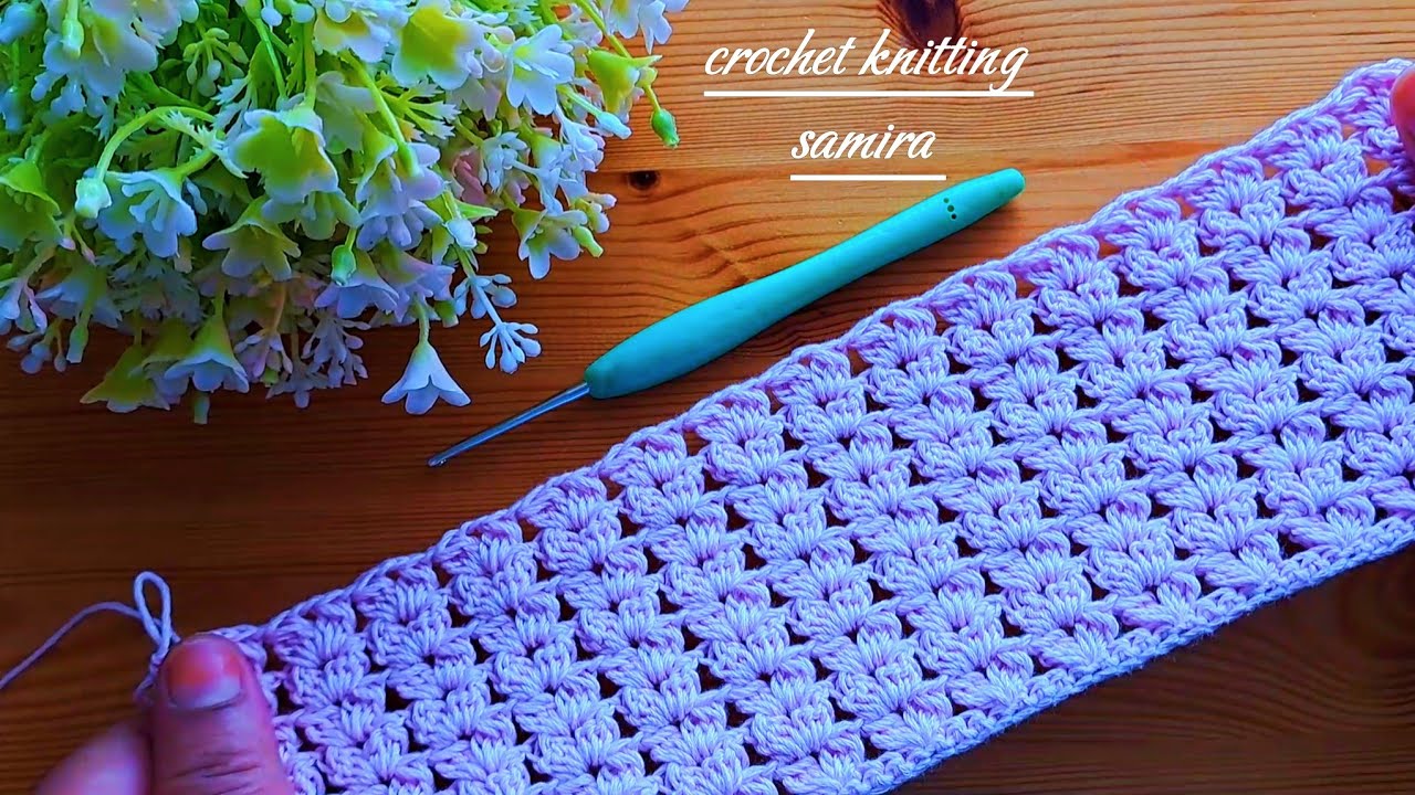 how to crochet an easy fast stitch for beginners/ideal for blankets shawls/easy crochet baby blanket