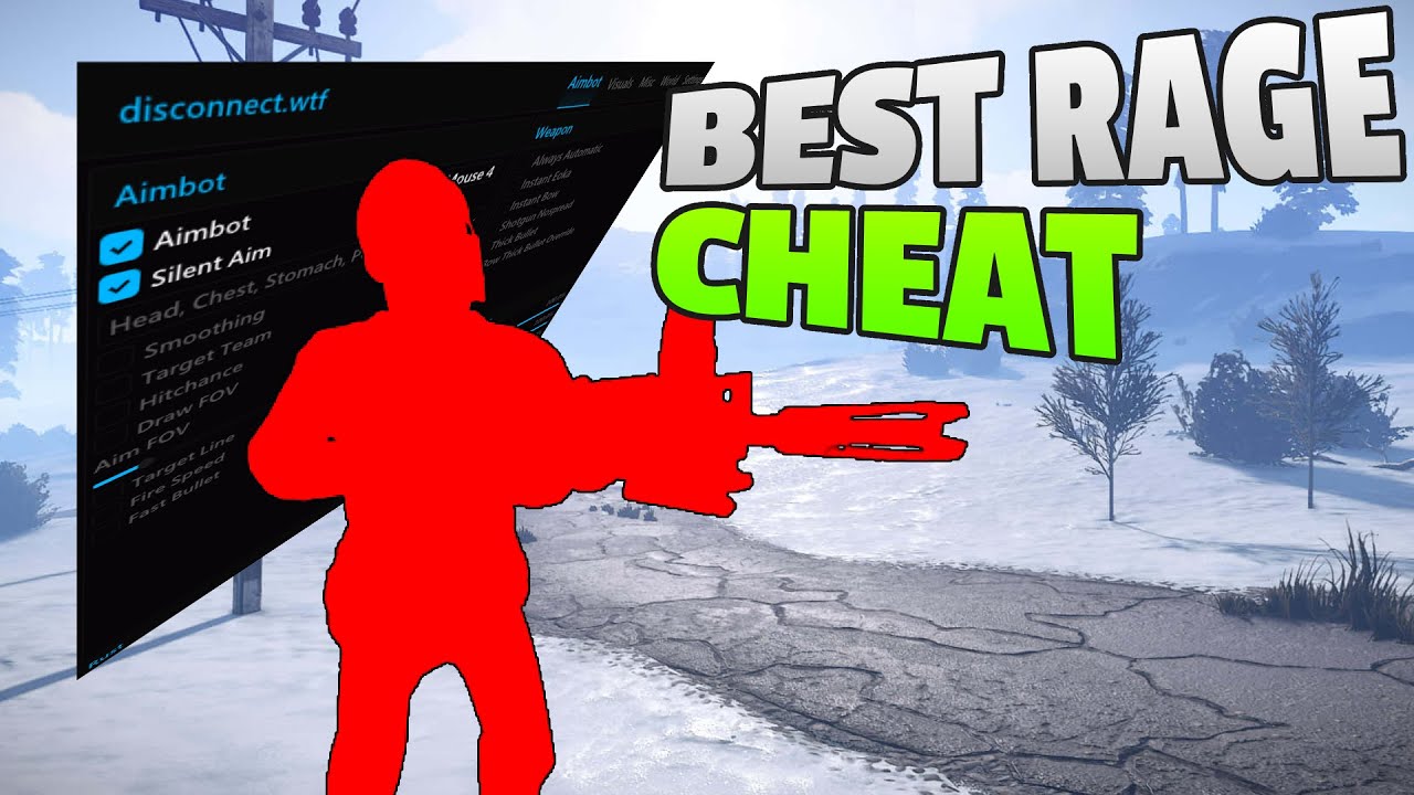 Using THE BEST RAGE CHEAT IN RUST