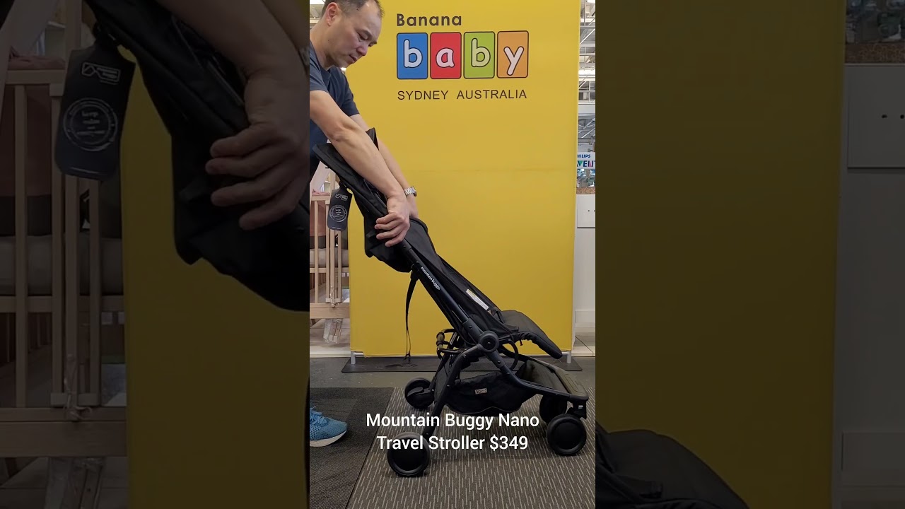 How far does the Mountain Buggy Nano Travel Stroller recline?
