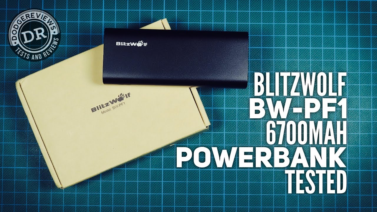 BlitzWolf PowerStorm BW-PF1 6700mAh w/ USB-C in- & output tested