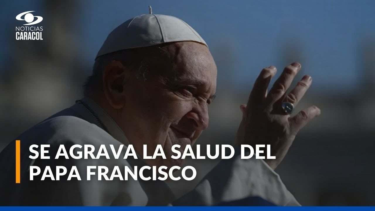 El papa Francisco sufre 