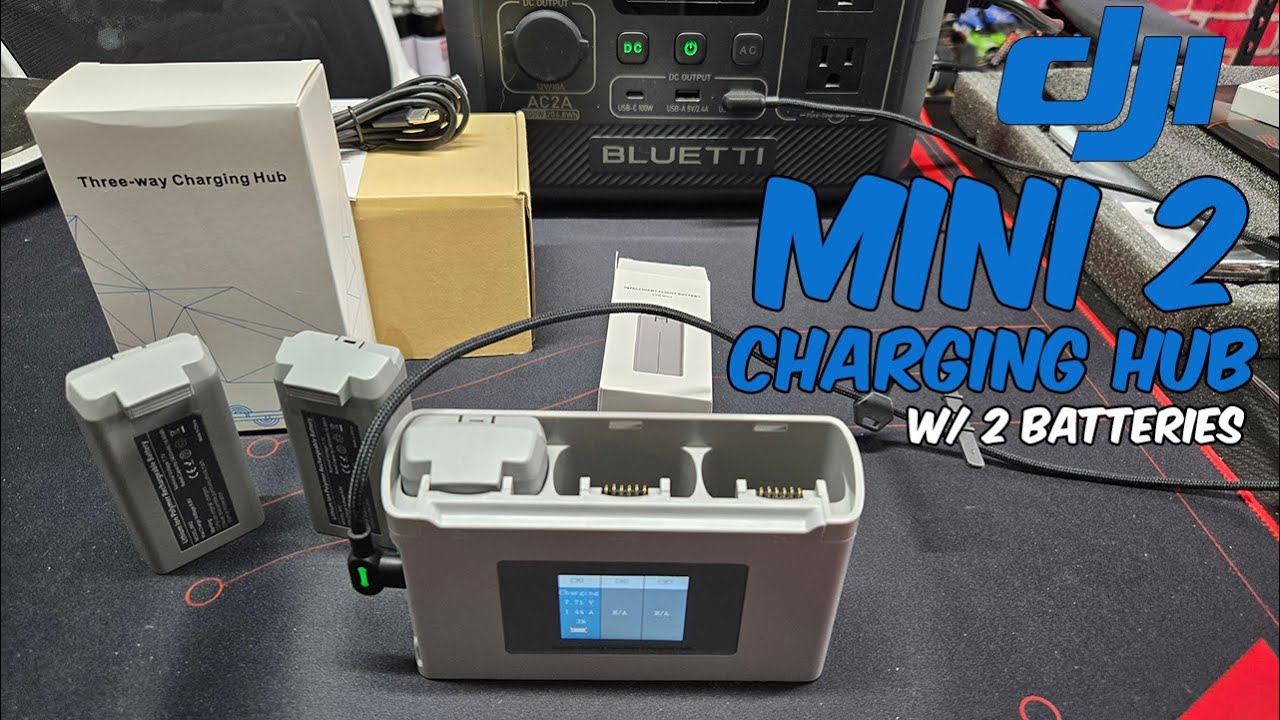 DJI Mini 2/Mini 4K/Mini 2 SE - Intelligent Charging Hub with Color Display & 2 Batteries Review