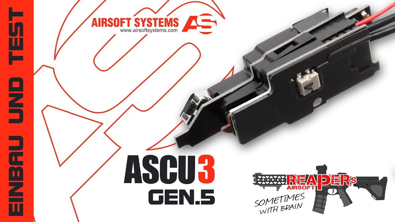 [Tech] ASCU V3 Gen.5 - EFCU/ETU mit Mosfet Airsoft Systems - 6mm Airsoft/Softair - 4K UHD