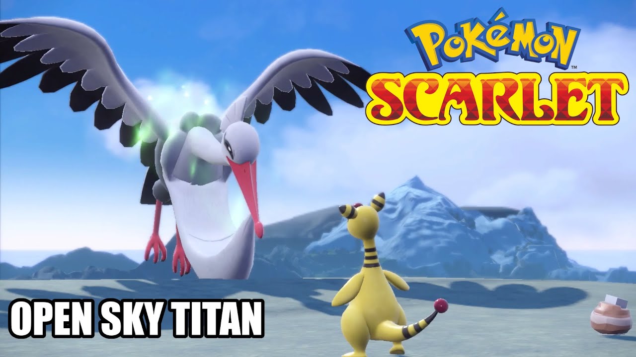 Pokemon Scarlet - Open Sky Titan (Flying Badge) [Nintendo Switch]