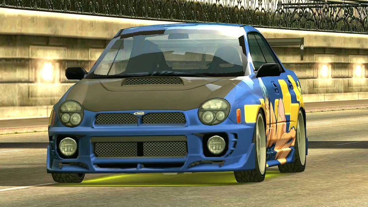 Subaru impreza S202 STi at Freeway Short ( Street Racing Syndicate gameplay & replay )