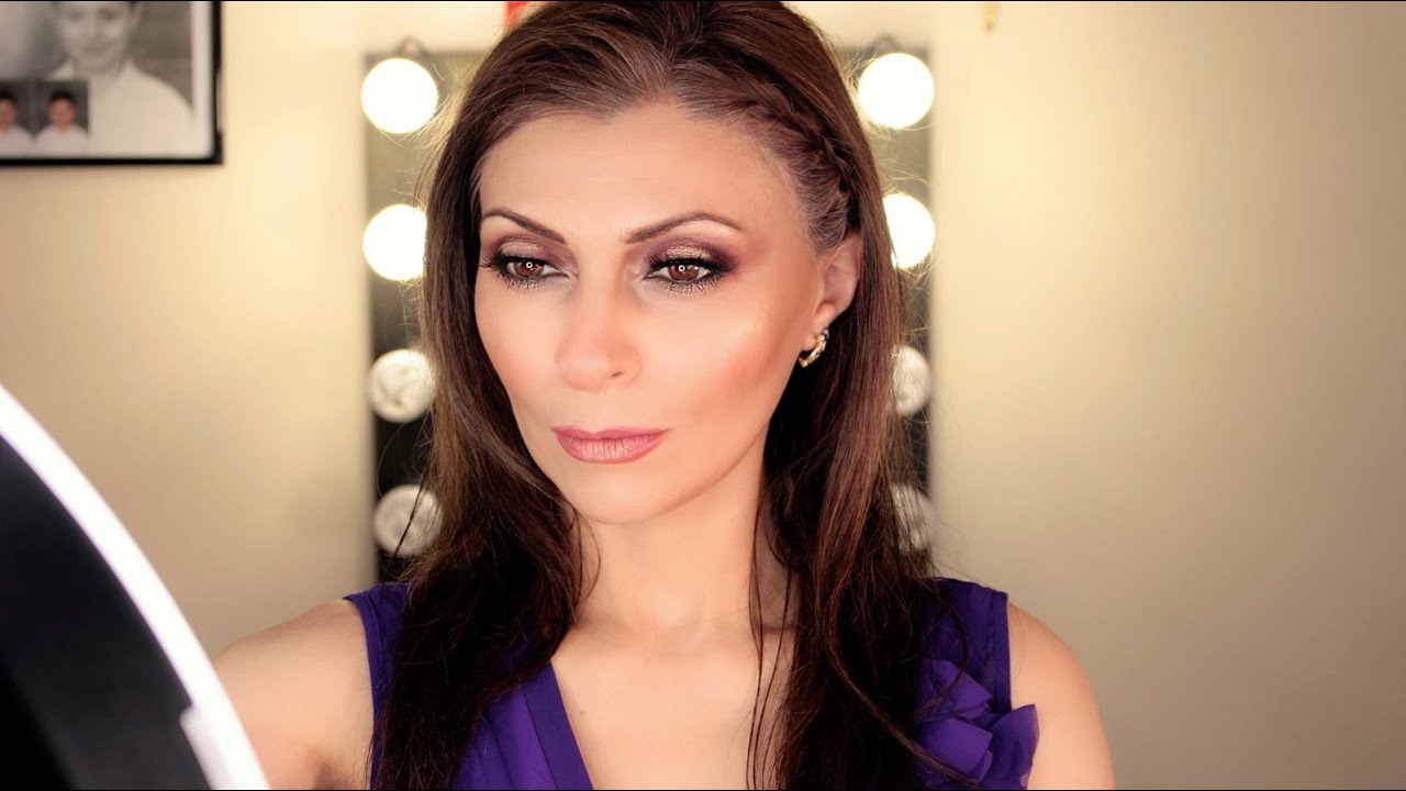 مكياج سهرة سبوتلايت قلترولمعة جذابة للمبتدئين Glitter glam makeup for beginners