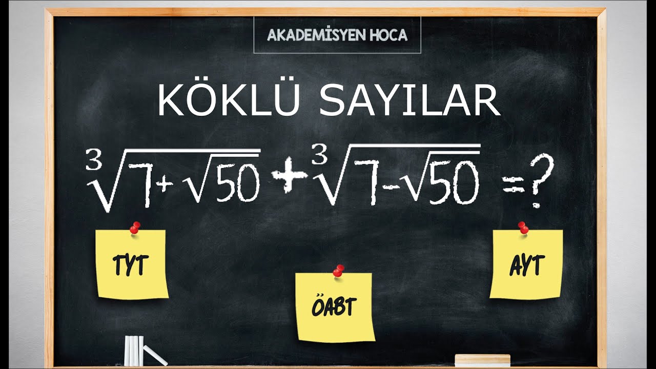 Efsane Küpkök Sorusu, Özdeşlikler ve Köklü İfadeler #ÖSYM #köklüsayılar #özdeşlikler