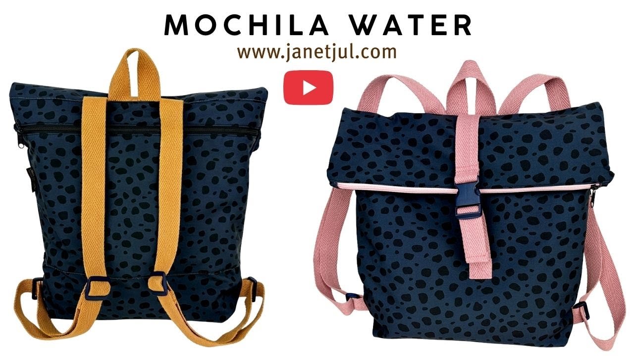 Cose tu Propia Mochila Impermeable y Antirrobo con Softshell 🎒 | Kit de Jan et Jul