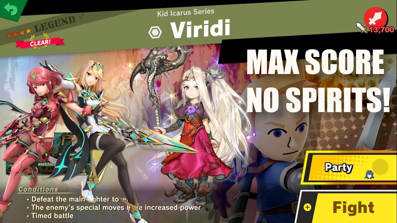 Super Smash Bros. Ultimate - Viridi no Spirits (MAX SCORE)