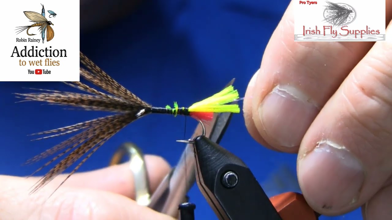 My freestyle tying of nice big lough fly to pull through a  good wave 