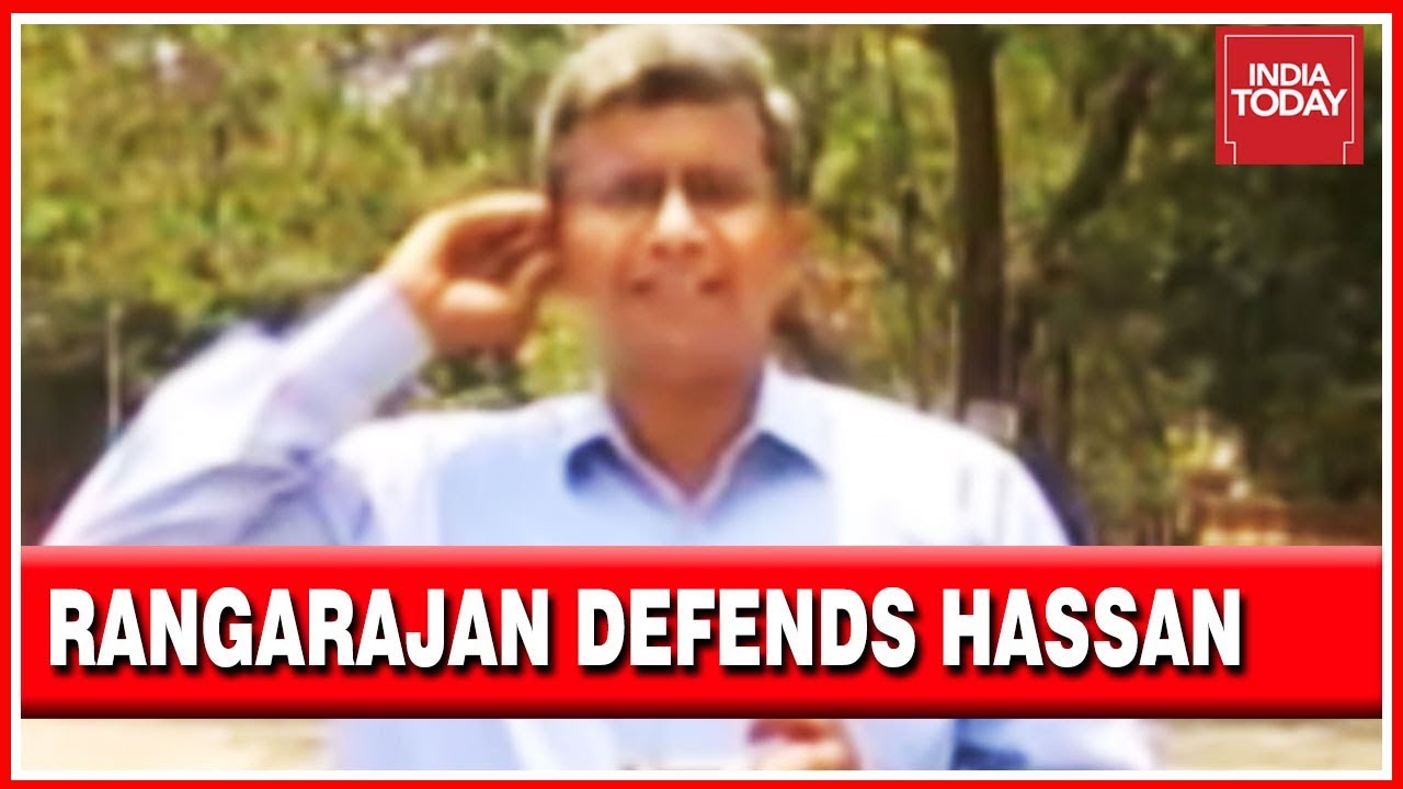 R Rangarajan Speaks To India Today Over Kamal Hassan's Hindu Terror Remark