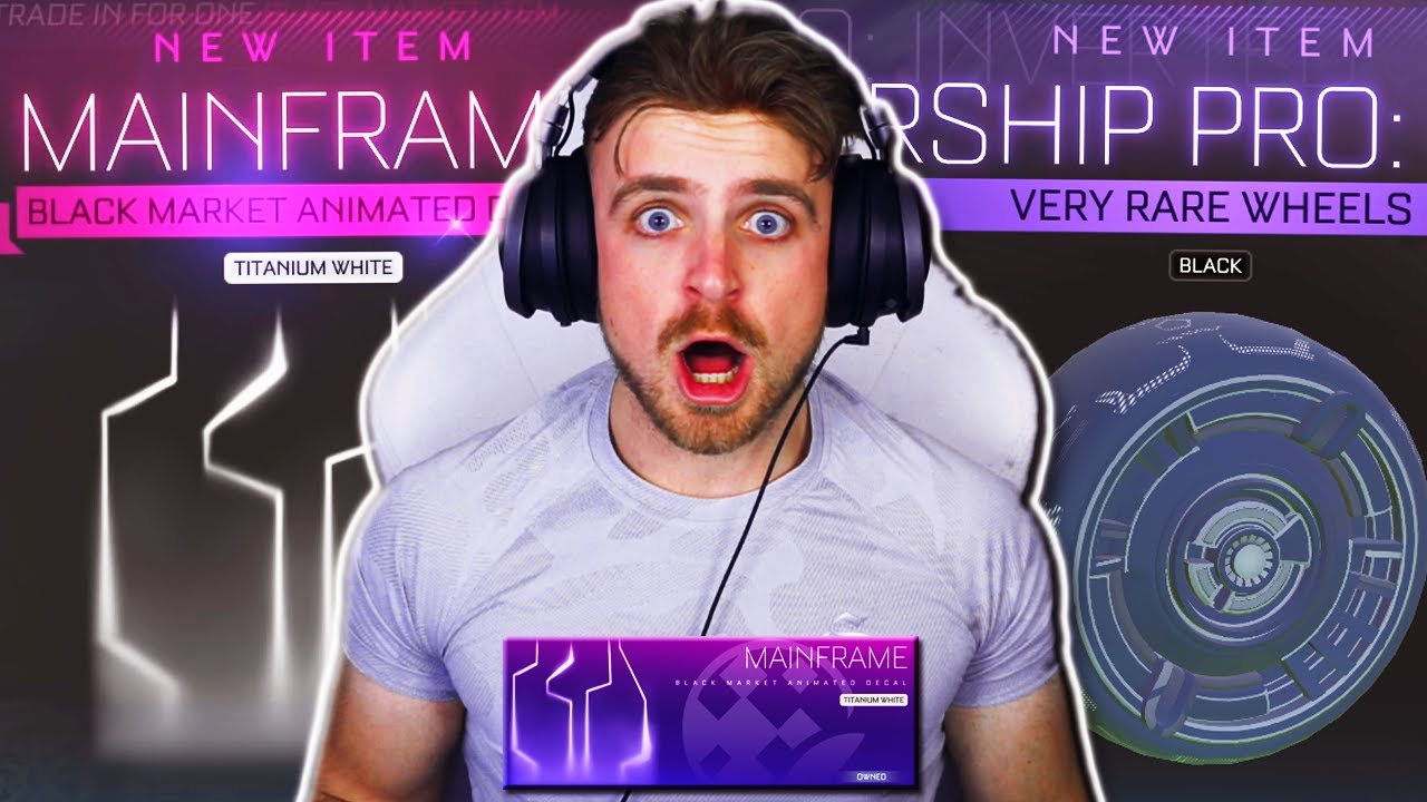 * TITANIUM WHITE MAINFRAME* Rocket League Just Released the Most Expensive Black Market IN THE GAME