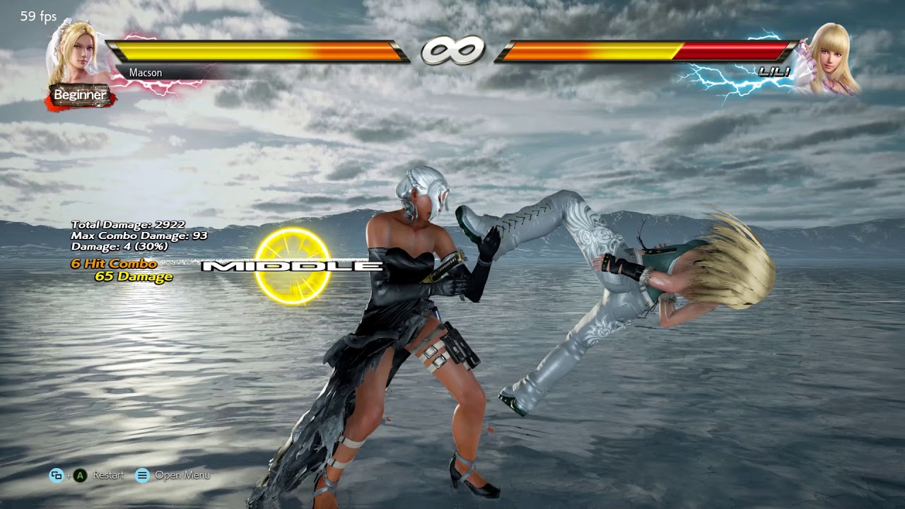 Tekken 7 - Nina CH qcf1 max damage