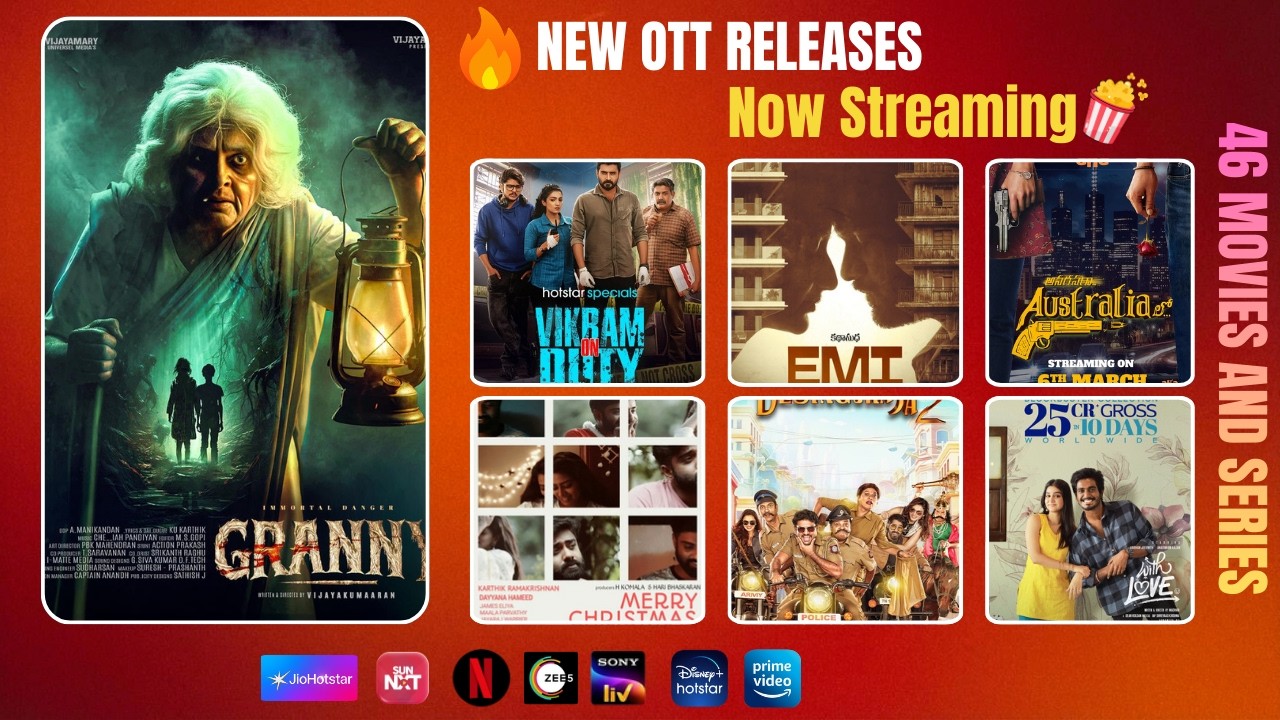 🔥 Now Streaming OTT Releases (Language Wise) | Netflix, Prime, Hotstar, Zee5 & More 🍿