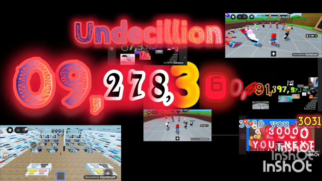 0 to 1 duodecillion with sounds 3/90 centillion 
