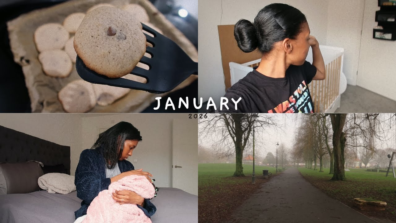 JANUARY VLOG UK - slow days in a cold month | sahm life, new prayer board, reading & modesty chat