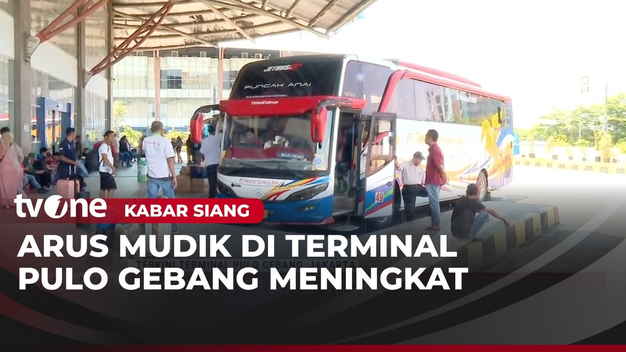 Pantauan Terkini Keramaian Pemudik di Terminal Pulo Gebang | Kabar Siang
