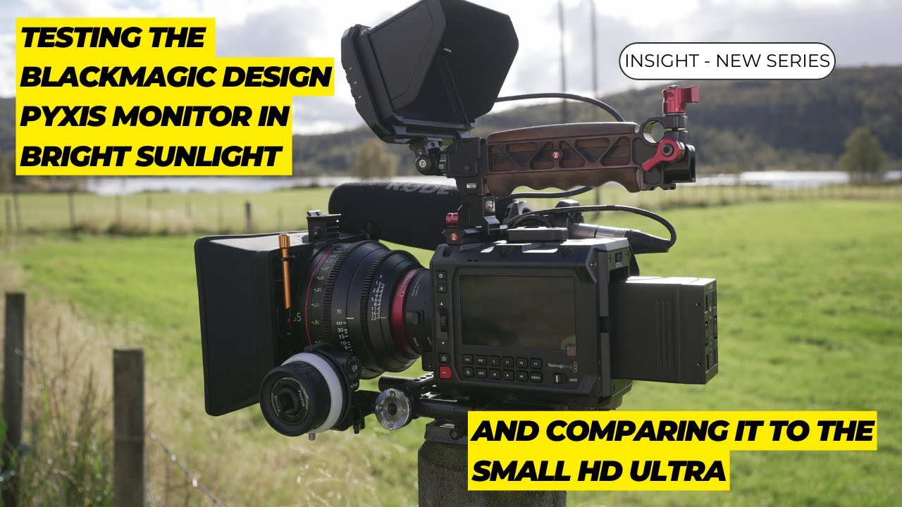 Testing the BLACKMAGIC DESIGN PYXIS monitor in bright sunlight