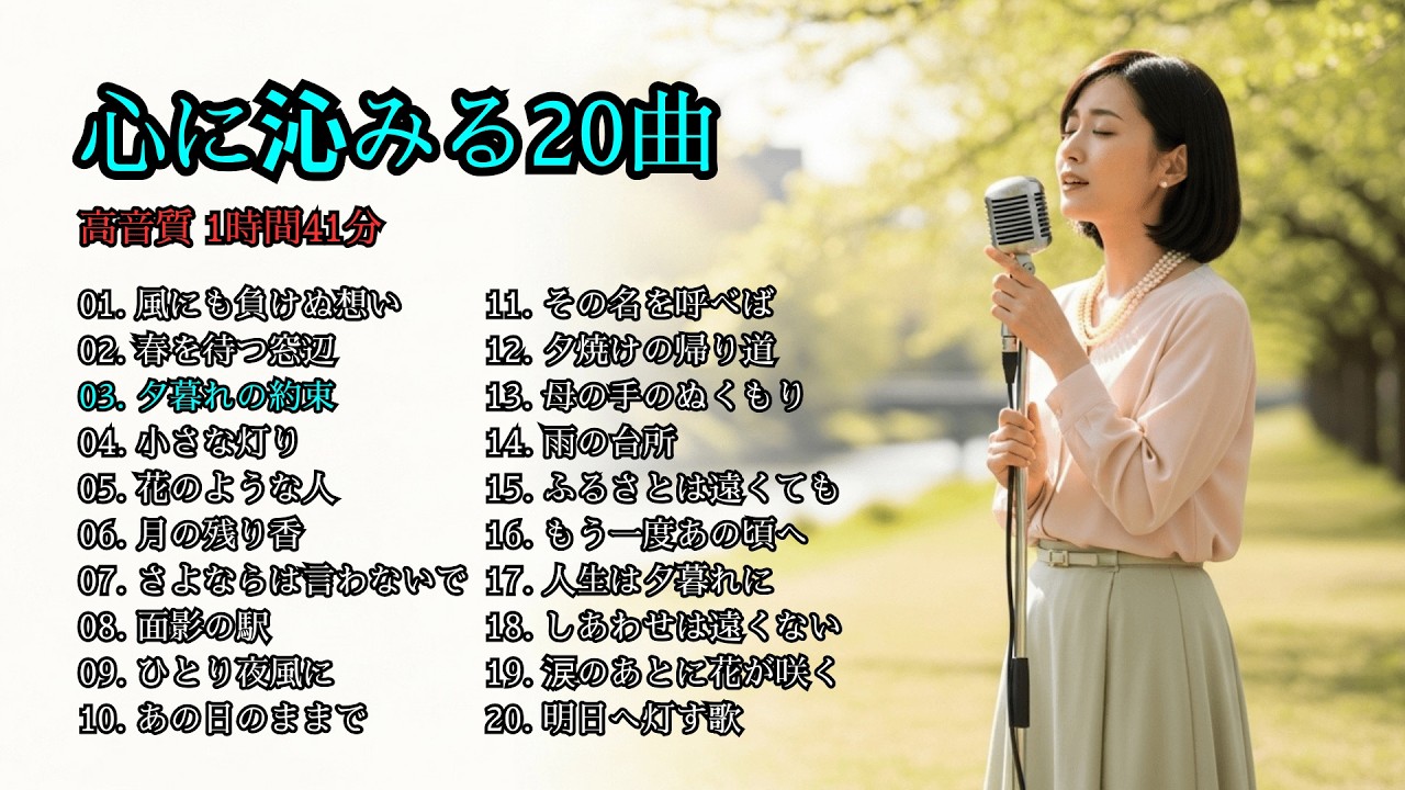 夕暮れの約束｜心に残る懐かしい愛の歌【昭和歌謡風・女性ボーカル】