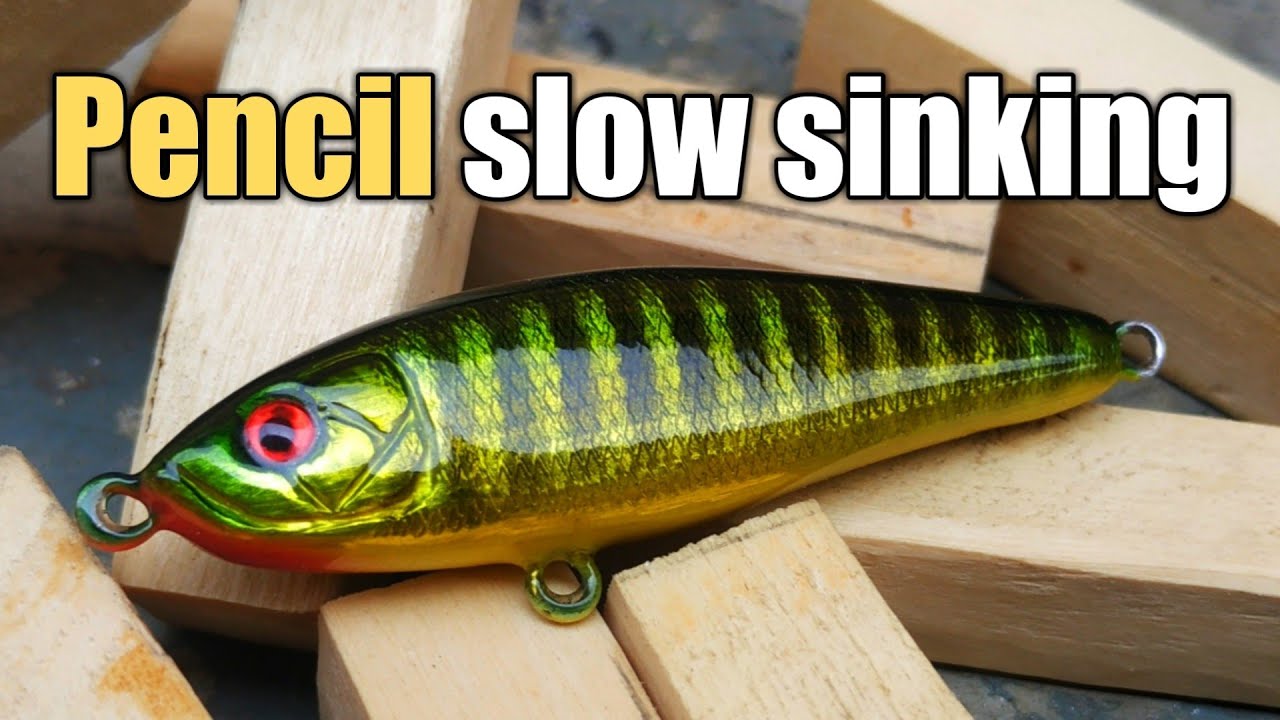 Cara membuat lure pencil slow sinking, umpan terbaik untuk spot dangkal