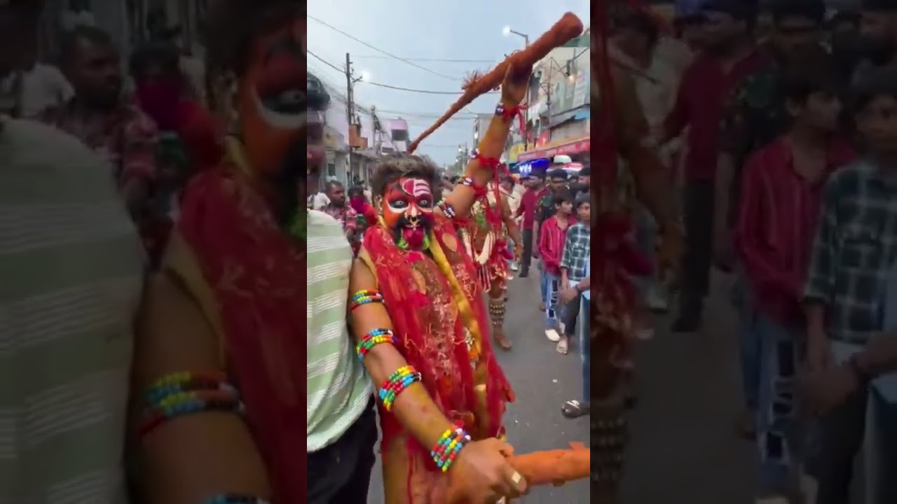 Rohit Bangaru Potharaju at golconda bonalu 2023 #trending #viral #2023bonalu #potrajdance #potraj